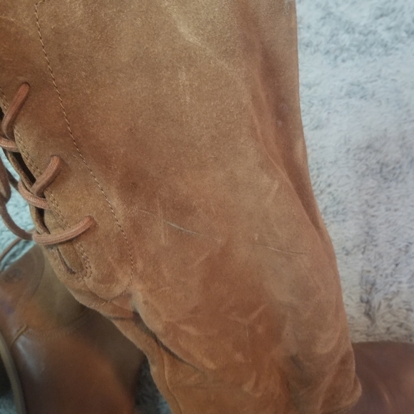 Timberland Brynlee Park Knee High Leather Boots in Brown SZ 9.5 - Picture 11 of 13